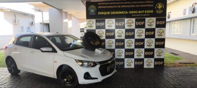 DOF prende homem em Dourados transportando droga em pneu