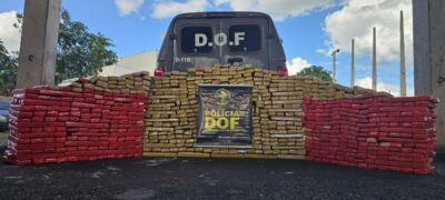 DOF apreende mais de 600 quilos de drogas em Maracaju