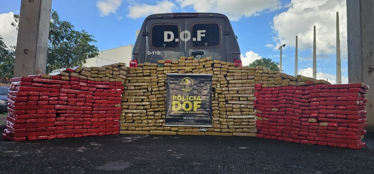 DOF apreende mais de 600 quilos de drogas em Maracaju