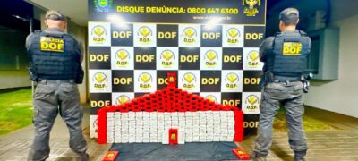 DOF apreende cocaína em Dourados avaliada em R$ 18 milhões
