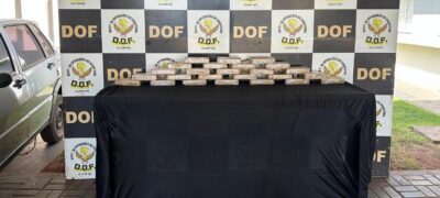 DOF apreende carga milionária de cocaína em tanque de combustível de veículo em Ponta Porã