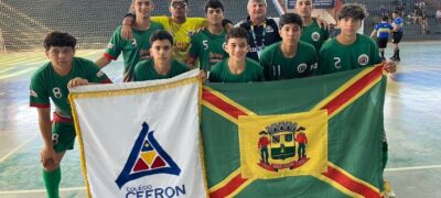 Futsal: Time de Bela Vista conquista 3º lugar nos Jogos Escolares da Juventude de MS