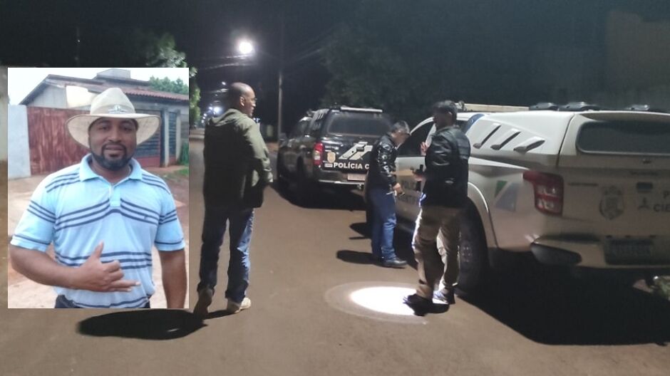 Homem mata desafeto, atira contra vigia na fuga e rouba ciclista em Rio Brilhante