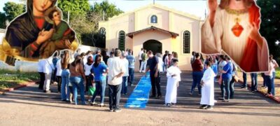 Comunidade é Convidada para procissão com a Imagem do Sagrado Coração de Jesus e da Mãe do Perpétuo Socorro
