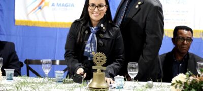 Rosana Rodrigues Cáceres toma posse como Presidente do Rotary Club de Bela Vista