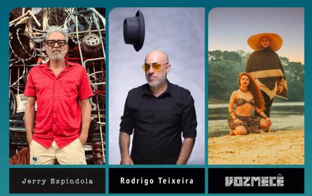 Jerry Espíndola, Rodrigo Teixeira e Vozmecê no canalhas do dia 14 de Junho