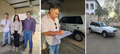 Abrigo dos Idosos de Bela Vista recebe doação de veículo do Cartório Eleitoral