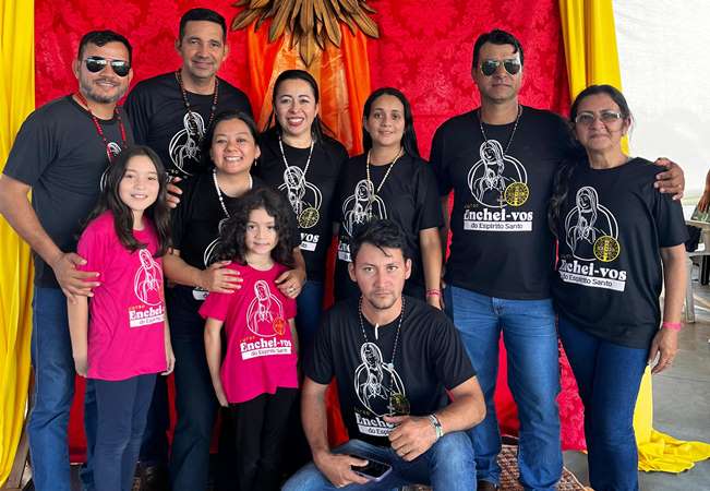 Membros da Renovação Carismática de Bela Vista participam de Encontro de Pentecostes em Aquidauana