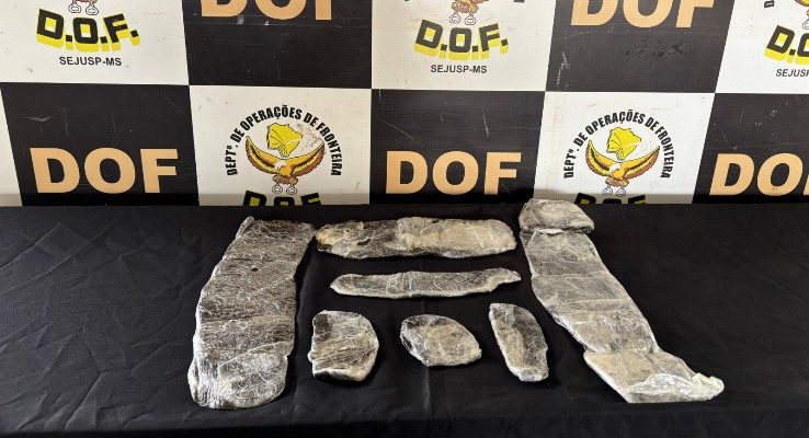 Mulher que seguia com droga junto ao corpo para Santa Catarina é presa pelo DOF em Dourados