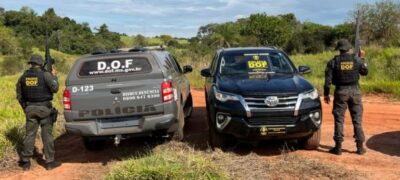 Criminosos fazem família refém e roubam caminhonete em Iguatemi