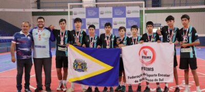 Caracol brilha no Campeonato Escolar da FEEMS e garante vaga nos Jogos Escolares