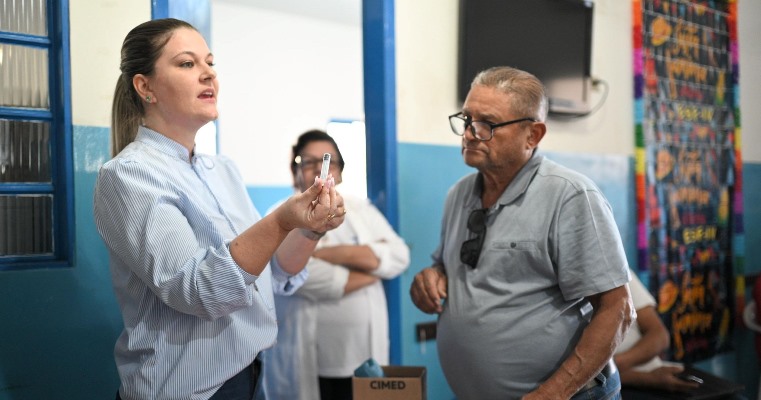 Jardim: ESF 4 realiza treinamento sobre nova caneta de insulina para pacientes