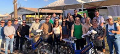 Bicicletas elétricas irão agilizar o trabalho dos agentes comunitários, afirma Geferson Vieira