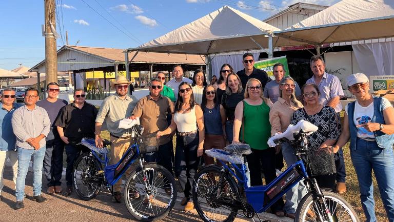 Bicicletas elétricas irão agilizar o trabalho dos agentes comunitários, afirma Geferson Vieira