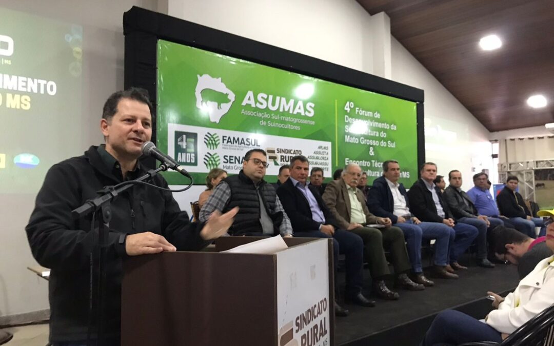 Com 32 mil empregos e tecnologia em expansão, MS inicia Semana da Suinocultura