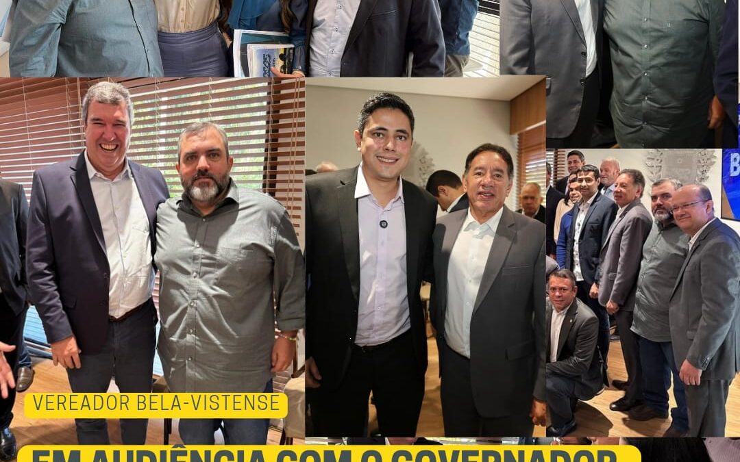 Em audiência com governador, prefeito e deputados, Diogo Murano destaca parcerias por Bela Vista