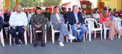 Câmara de Ponta Porã prestigia troca de comando no Bombeiros de Ponta Porã