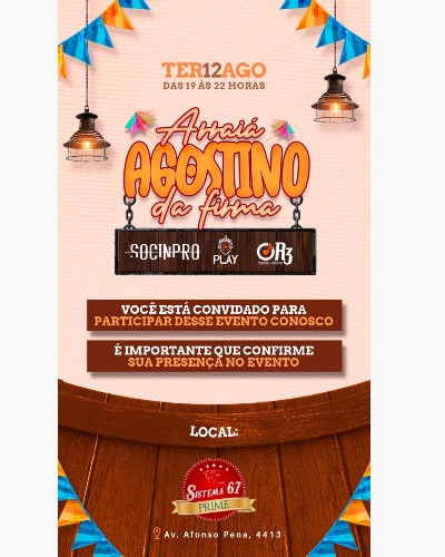 “Arraiá Agostino da Firma” promove encontro exclusivo da classe artística em Campo Grande