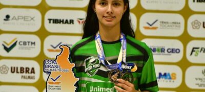 Bela-vistense Mariah conquista ouro na Copa Brasil de Tênis de Mesa em Palmas