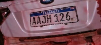 Acidente com veiculo estrangaeiro em Bela Vista deixa um ferido