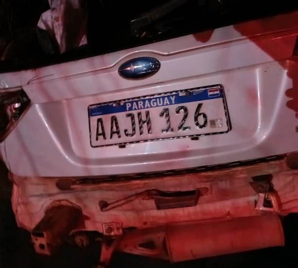 Acidente com veiculo estrangaeiro em Bela Vista deixa um ferido