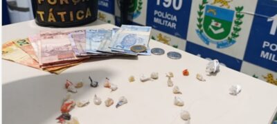 Jardim: Força Tática prende casal por trafico de drogas após abordagem de suspeito