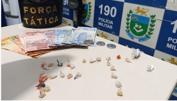 Jardim: Força Tática prende casal por trafico de drogas após abordagem de suspeito