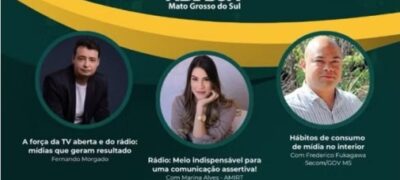 Estão abertas as inscrições para o 1º Encontro Regional de Rádio e TV em MS; veja como participar