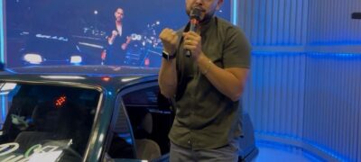 Cantor Max Henrique ‘invade’ estúdio da TV MS Record com Monza e lança hit