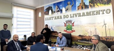 Missão da Câmara de Ponta Porã cumpre agenda em Santana do Livramento, divisa com Uruguai