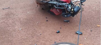 Acidente em Bela Vista: condutor sem habilitação é vítima de colisão e motorista foge sem prestar socorro