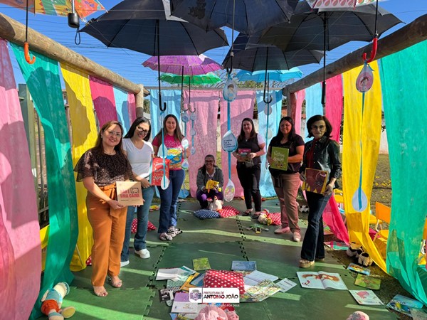 1ª Feira Literária do CEI Lucila de Almeida valoriza leitura e imaginação das crianças em Antônio João