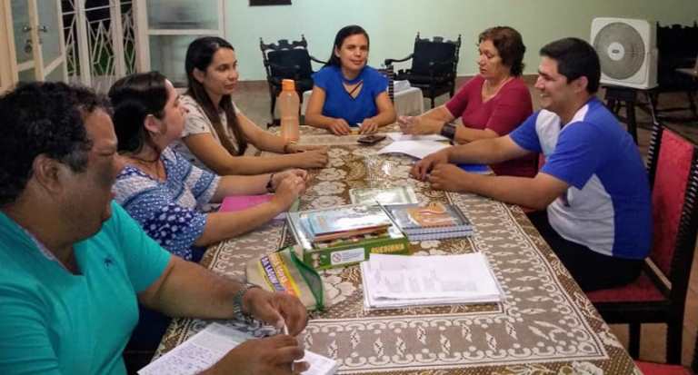 Equipe Diocesana da Iniciação à Vida Cristã realiza visitas e reuniões em Bela Vista