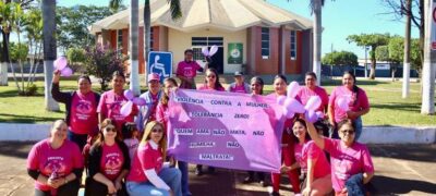 Caminhada Agosto Lilás mobiliza mulheres em Jardim contra a violência doméstica