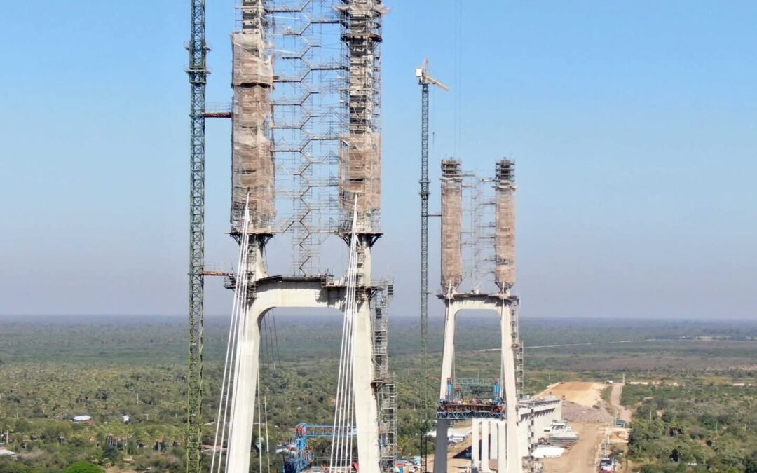 Rota Bioceânica: Obras da Ponte Internacional e acesso avançam