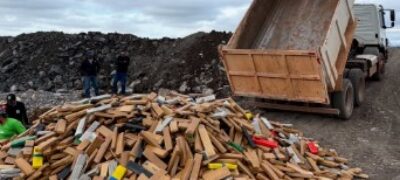 Polícia Civil de Bela Vista incinera 8,9 toneladas de Maconha