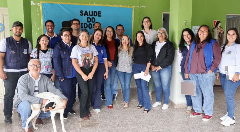 Ação Saúde do Idoso leva cuidados de saúde e bem-estar ao Lar dos Idosos São Vicente de Paula