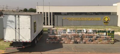 DOF apreende 2,7 toneladas de drogas em meio a carga de ovos de galinha