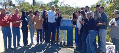 Inauguração da Ponte Dilermando Leite facilita mobilidade para moradores do Taquara em Caracol