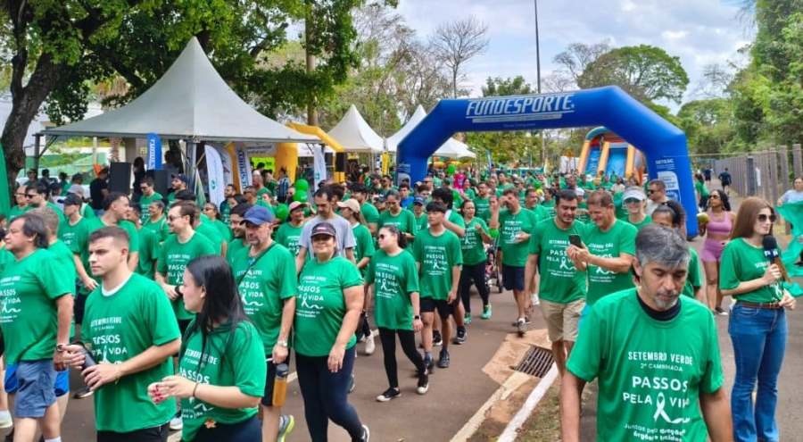 Setembro Verde: ALEMS na 2ª Caminhada pela Vida reforça apoio à doação de órgãos