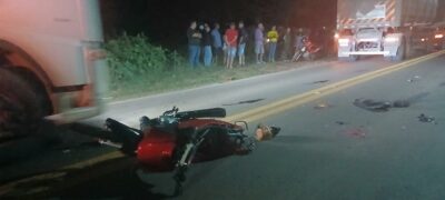 Bela Vista: Acidente de trânsito deixa motociclista morto e outro ferido em via urbana