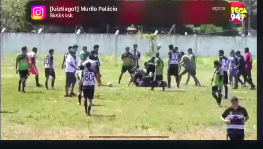 Confusão Generalizada em Jogo da Copa Terrão Termina com Agressões e Prisões em Bela Vista