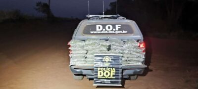 DOF apreende quase 20 quilos de drogas que eram transportados em moto