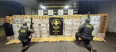 DOF apreende 3 toneladas de drogas que seguiam em meio a carga de cobre para exportação