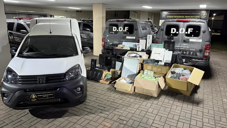 DOF apreende mais de R$ 1,7 milhão em aparelhos hospitalares em Amambai