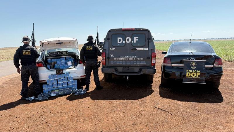 Policiais do DOF e CGPA apreendem veículos com mais de R$ 600 mil em produtos ilegais