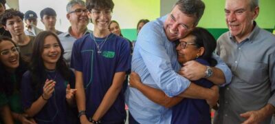 Após indicação de Paulo Corrêa, Riedel inaugura reforma da escola HBL em Cassilândia