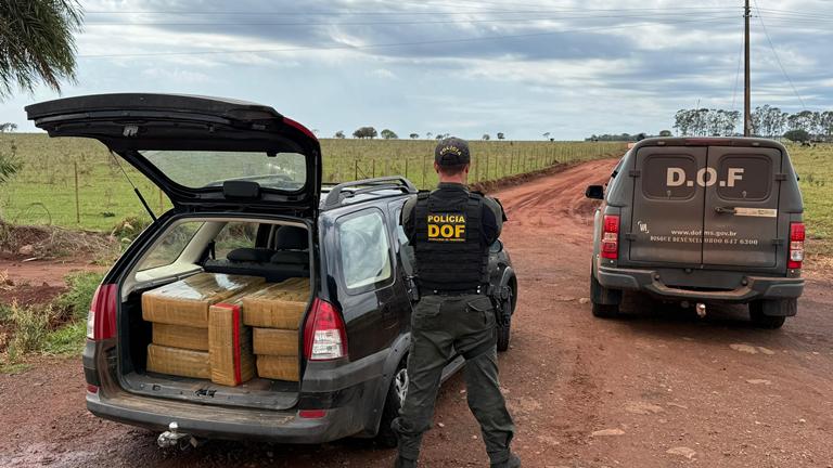 DOF apreende 320 quilos de drogas que seguiam para Minas Gerais