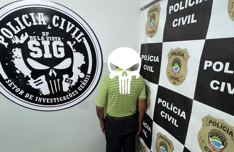 Polícia Civil de Bela Vista cumpre mandado de prisão de condenado por estupro de vulnerável