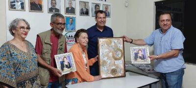 Embaixatriz da Arte e Cultura Fronteiriça, Maria Bonita Rodrigues Georges lança livro no Clube de Imprensa de Ponta Porã